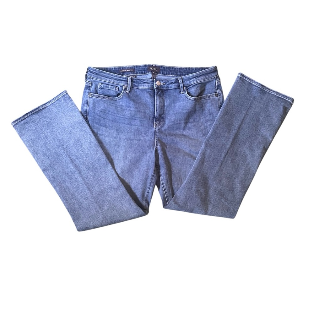 NYDJ Barbara Bootcut Jeans Size 16 Short with Lift Tuck Technology - Picture 4 of 11